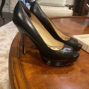 Enzo Angiolini Peep Toe High Heel Pumps